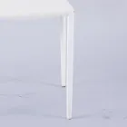 Moderner Wohnzimmerstuhl aus Öko-Leder und Metall, hergestellt in Italien – Reka Viadurini