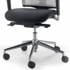 Operativer und halb Chefsessel aus Stoff hergestellt in Italien Mina Viadurini