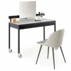 Esszimmerstuhl mit Ecoleather Sitz Made in Italy, 2 Stück - Nobelio Viadurini