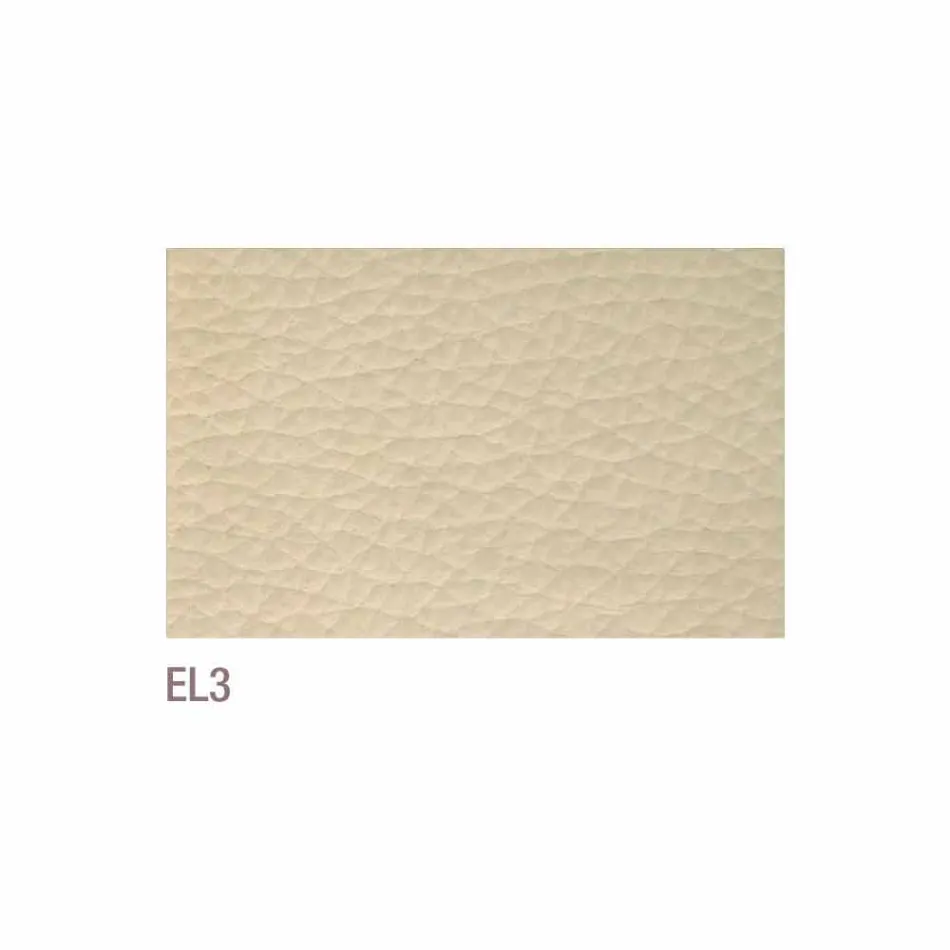 Bessie taubenfarbener Esszimmerstuhl aus Kunstleder, hergestellt in Italien Viadurini