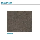 Wohnzimmerstuhl aus Metall und Mikrofasersitz Made in Italy, 2 Stück - Fabiola Viadurini