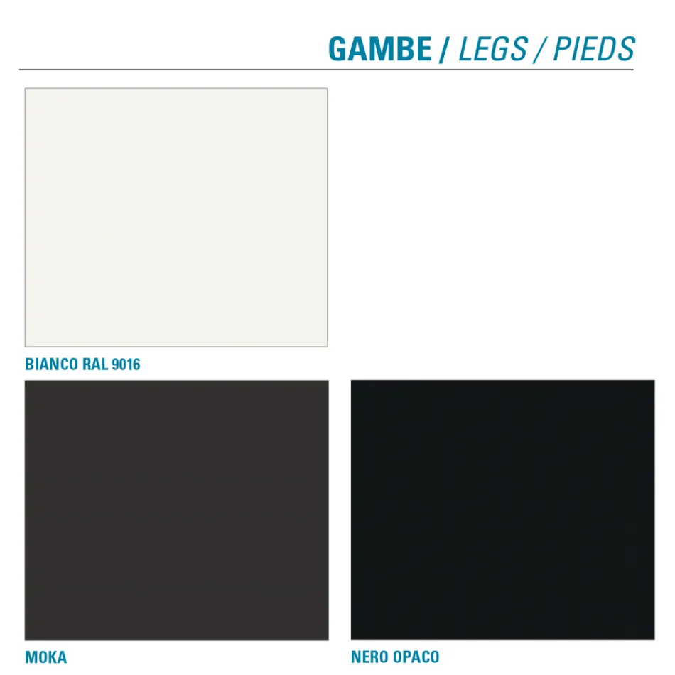 Wohnzimmerstuhl aus Metall und Mikrofasersitz Made in Italy, 2 Stück - Fabiola Viadurini