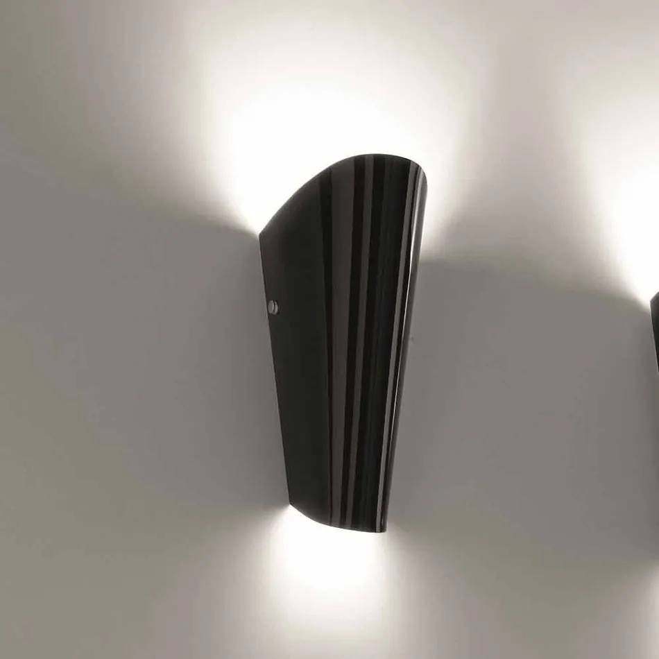 Selene Bloom handgemachte Glaswandleuchte in Italien 12x11 H 28 cm Viadurini