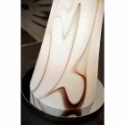 Selene Sanduhr mundgeblasene Glas Stehleuchte Ø36 H175cm Viadurini