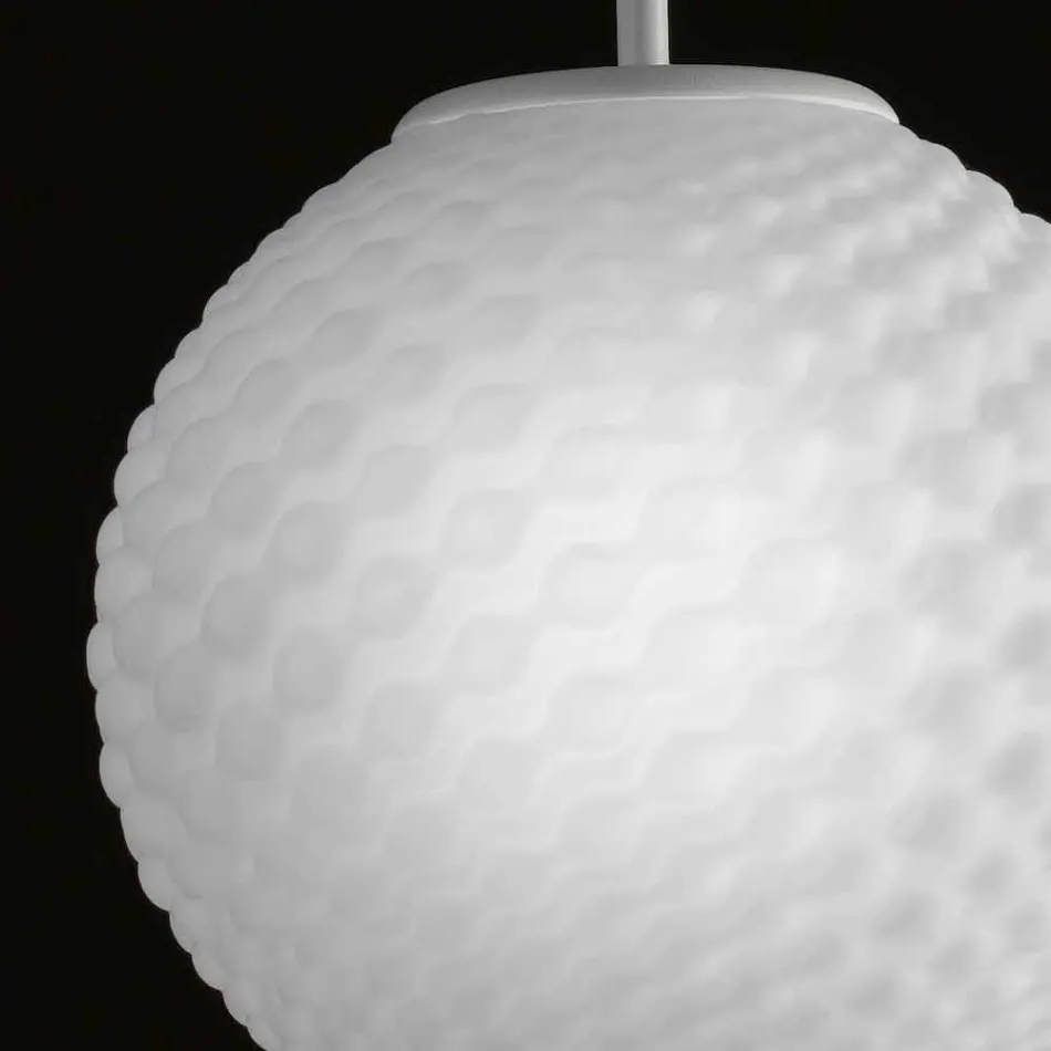 Selene Domino handgefertigter Lüster aus geblasenem Glas Ø27 H 27 / 140cm Viadurini