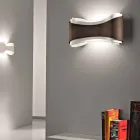 Selene Ionica Wandleuchte aus Italien, 40x12H20cm, Stahl und Glas Viadurini