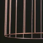 Selene Kluvì mundgeblasene Glas Pendelleuchte Ø54 H 70 / 200cm Viadurini