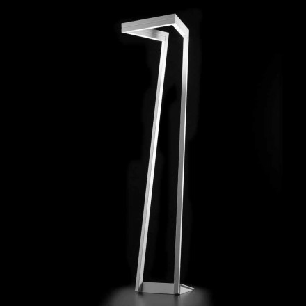 Selene My Way weiße LED Stehleuchte 40x40 H180cm, made in Italy Viadurini