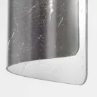 Selene Papiro Deckenlampe in Kristall Ø15 H30cm, hergestellt in Italien Viadurini