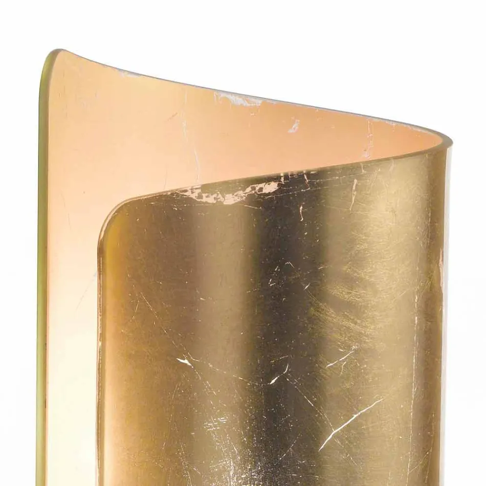 Selene Papiro Design Tischlampe in Kristall Ø15 H38cm Viadurini