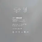 Selene Scudo moderne Wandlampe in Italien 29x15xH16 cm gemacht Viadurini