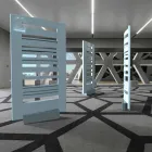 Stand-Design moderne Wand-Code Made in Italy Viadurini