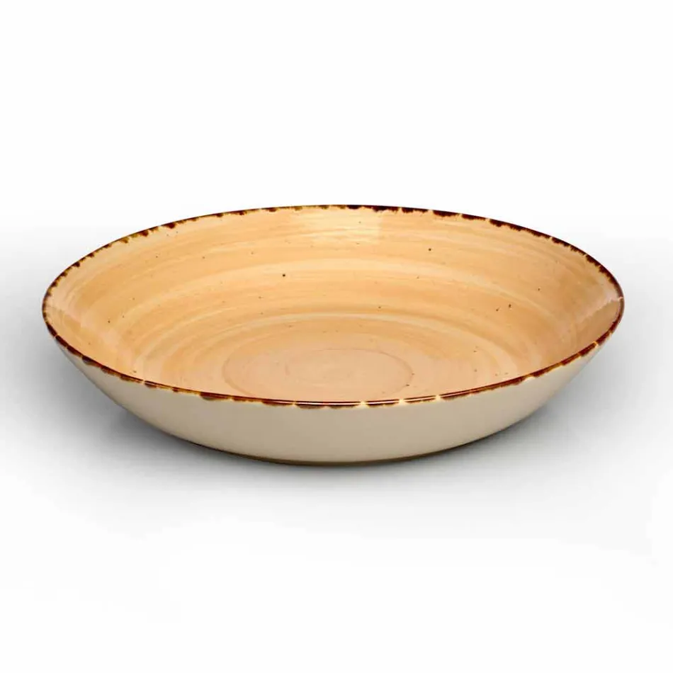 Service 12 Rechteckige und runde Farbtafeln Modernes Design in Steinzeug - Simba Viadurini