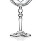 Italienisches Ökologisches Kristall-Cocktailglas-Service 12 Stück - Bromeo Viadurini