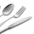 Komplettes Set Luxus Design Edelstahl Besteck 24 Stück - Boss Viadurini