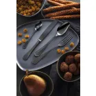 Komplettes Set Luxus Design Edelstahl Besteck 24 Stück - Boss Viadurini