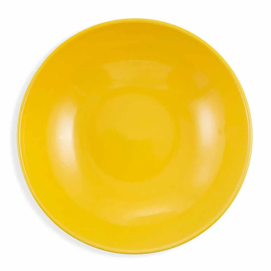 Service farbige und moderne Gerichte Geschirr Komplettset 18 Stück - Cefalu Viadurini