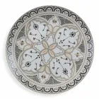 Ethnischer Geschirrservice aus Porzellan und farbigem und modernem Steinzeug 18 Stück - Fez Viadurini