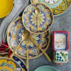 Edelstahl Besteck in Schildpattoptik, satiniert, 24 teilig - Rock Viadurini