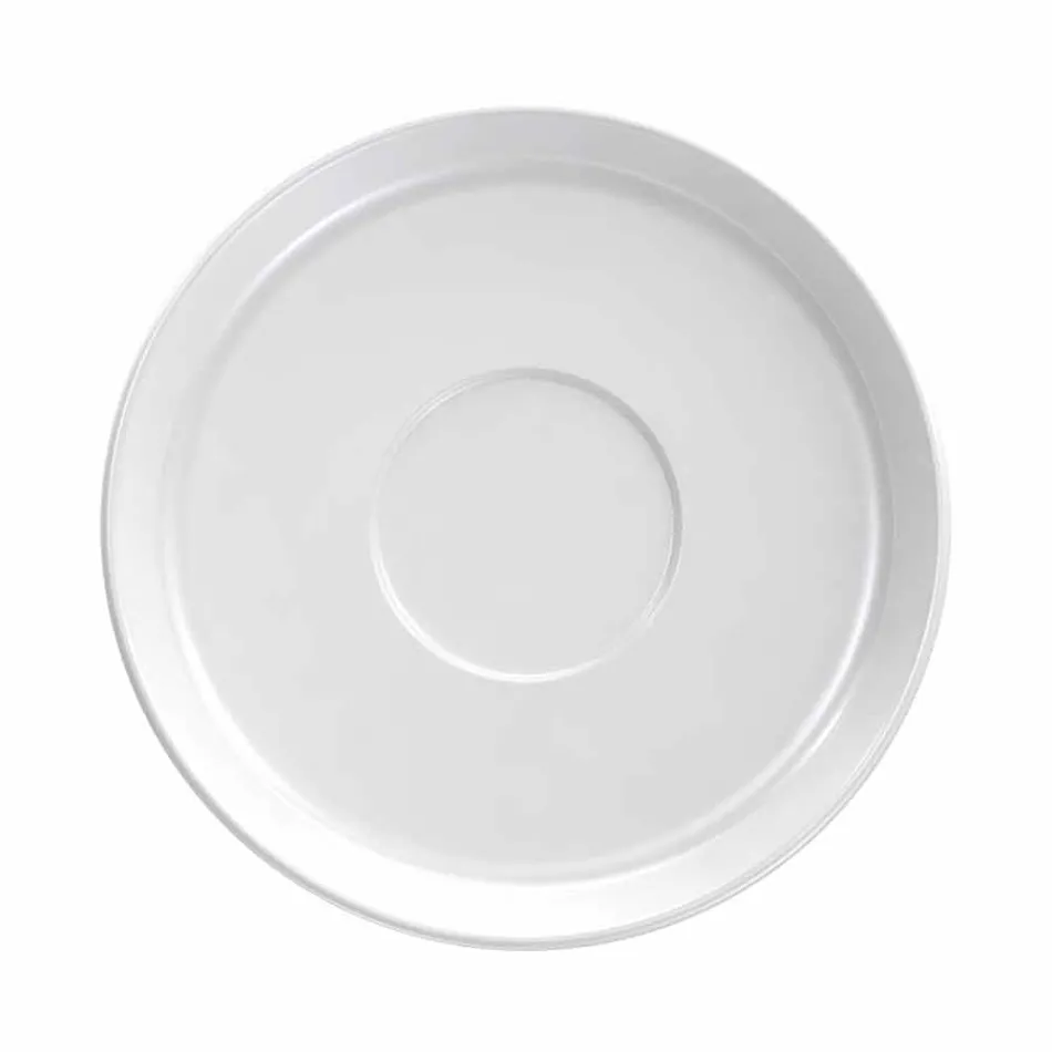 Tassen- und Untertassen-Service mit Porzellanteekanne und Milchkännchen 14 Stück - Arktis Viadurini