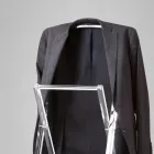 Klappbarer Zimmerdiener aus transparentem Acrylglas - Stecla Viadurini