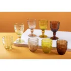 12er Set Glaskelche 265 ml mit Arabesken-Dekor - Arabisch Viadurini
