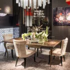 2. September époque Stil Stühle gepolstert Farbe belle Ecru Dita Viadurini