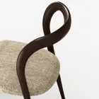 Set aus 4 eleganten Esszimmerstühlen aus Massivholz, hergestellt in Italien - Numa Viadurini