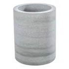 Modernes Badezimmerzubehör aus grauem Montale-Stein Viadurini