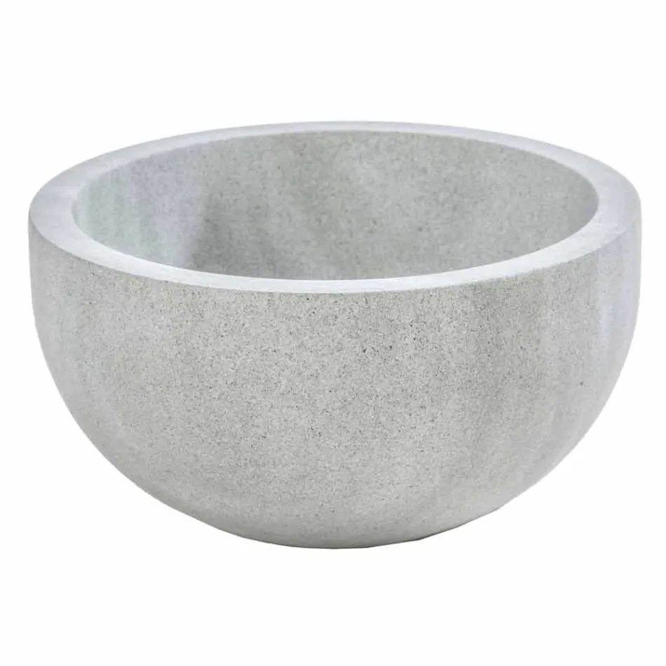 Modernes Badezimmerzubehör aus grauem Montale-Stein Viadurini