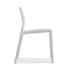 Set mit 4 Außen- und Innenstühlen aus Polypropylen in verschiedenen Farben – gebaut Viadurini