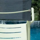 Satz von 4 Gartenstühlen aus verzinktem Metall und Batyline - Prestigio Viadurini