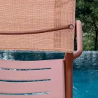 Satz von 4 Gartenstühlen aus verzinktem Metall und Batyline - Prestigio Viadurini