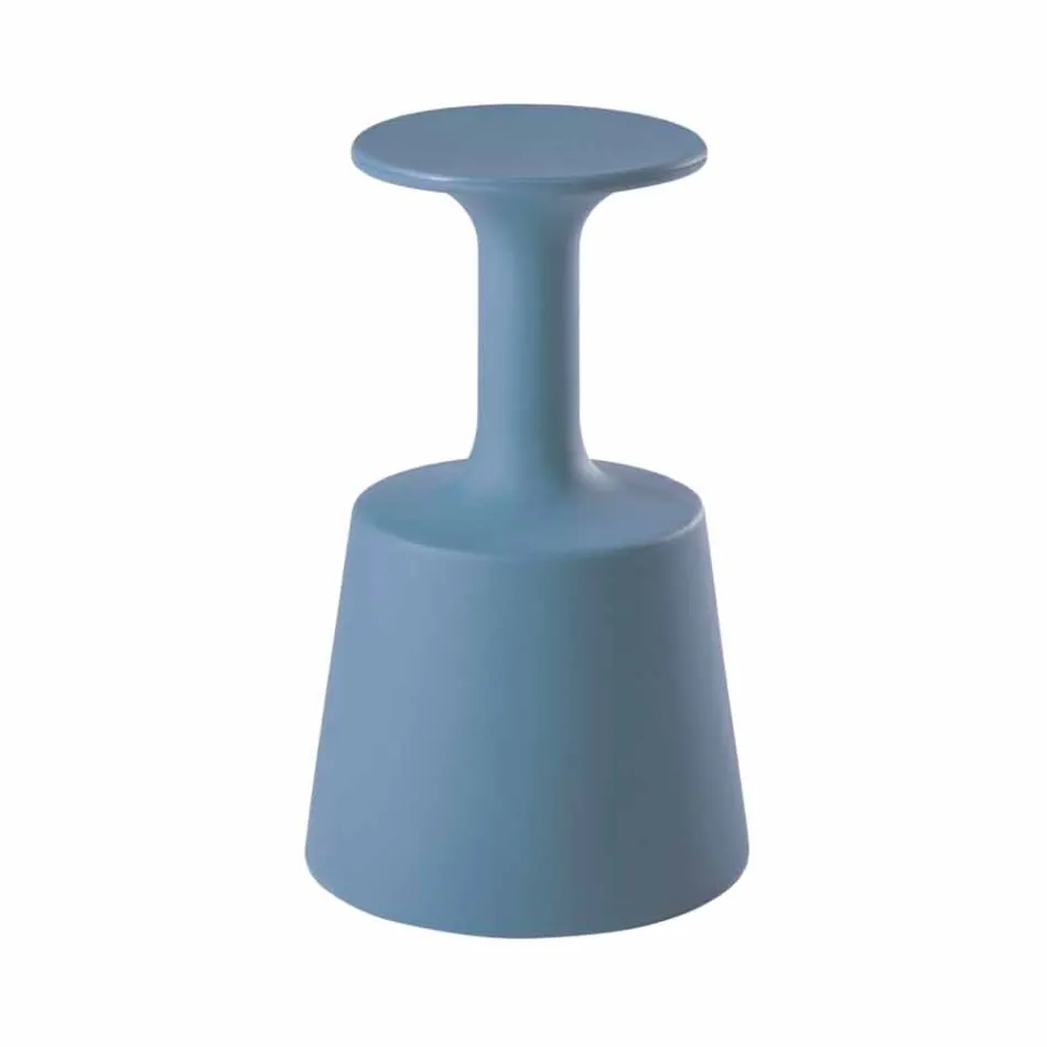 Hoher farbiger Barhocker Modern Slide Drink in Italien hergestellt Viadurini