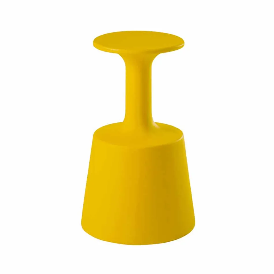 Hoher farbiger Barhocker Modern Slide Drink in Italien hergestellt Viadurini