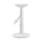 Hoher Designhocker aus Polyethylen und Edelstahl, hergestellt in Italien – Pito Viadurini