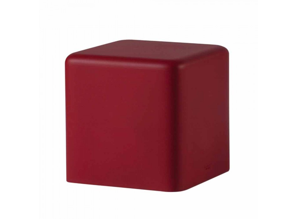 Würfelhocker aus weichem Polyurethan Slide Soft Cube-Design aus Italien Viadurini