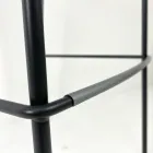 Küchenhocker aus Stahl und Technopolymer Made in Italy 2 Stück - Girlande Viadurini