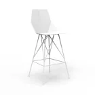 Outdoor-Hocker H 102 cm Faz von Vondom aus Polypropylen und Stahl, 4 Stück Viadurini