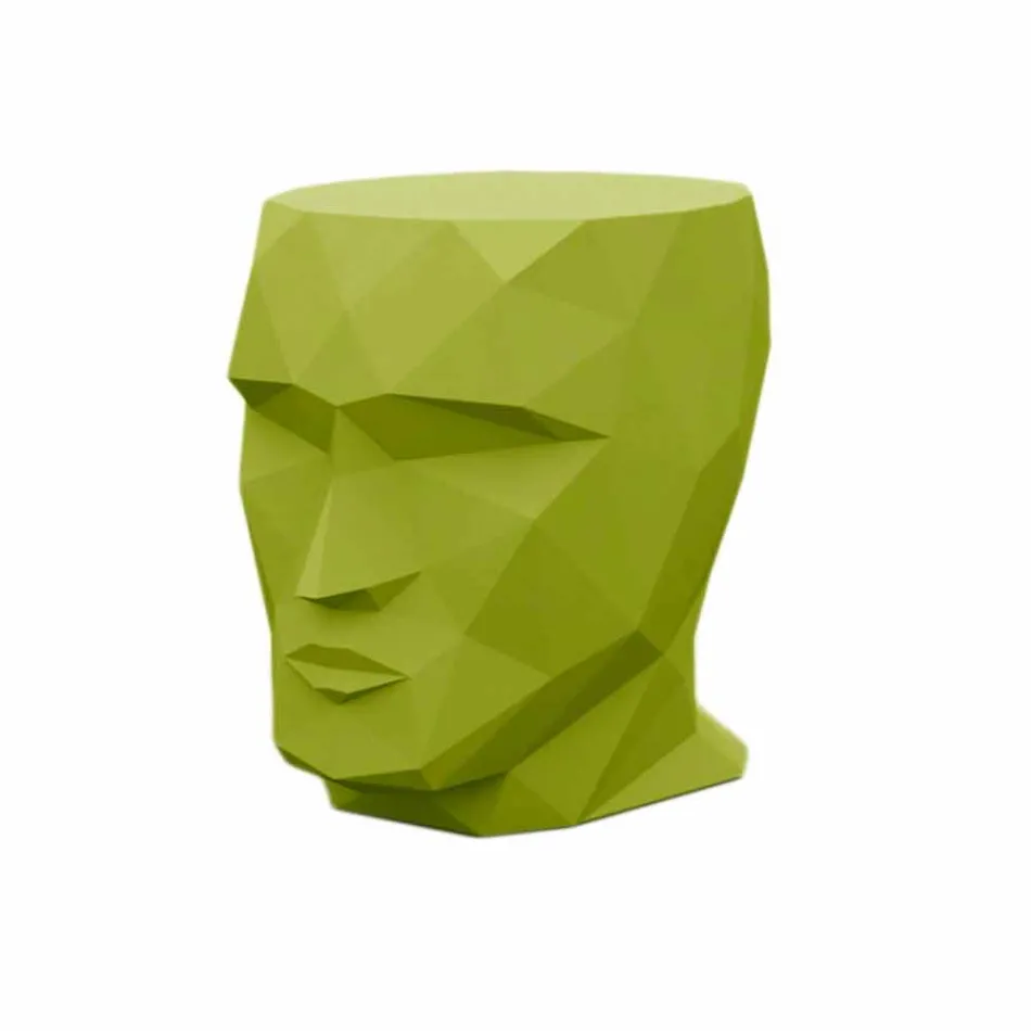 Außenhocker in Gesichtsform in modernem Design von Adan by Vondom Viadurini