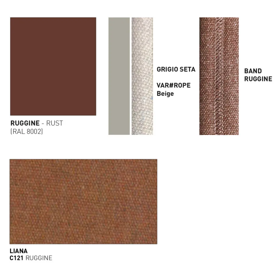 Outdoor Hocker aus Aluminium Made in Italy - Emmacross von Varaschin Viadurini