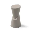 Außenhocker aus Polyethylen 7 Farben Made in Italy - Creme Viadurini