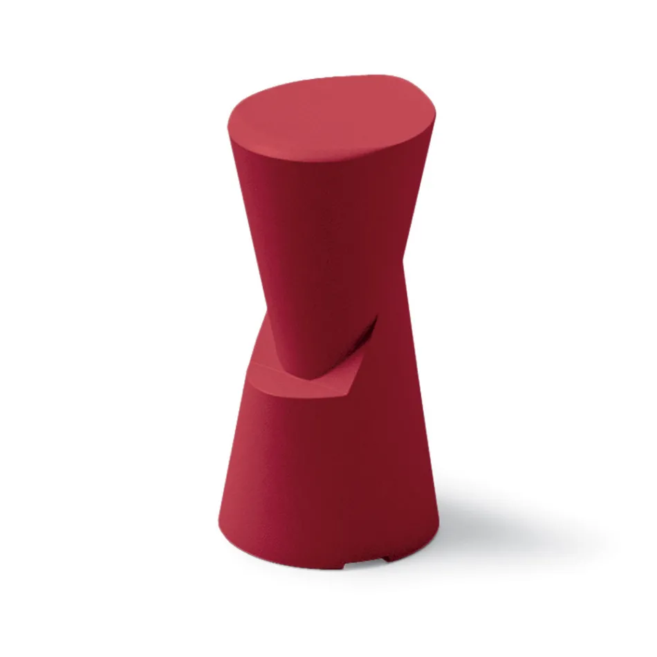 Außenhocker aus Polyethylen 7 Farben Made in Italy - Creme Viadurini