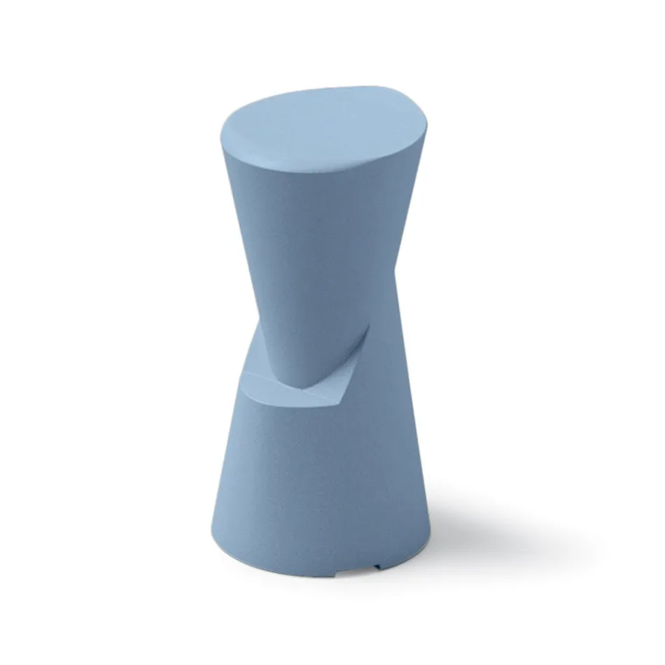 Außenhocker aus Polyethylen 7 Farben Made in Italy - Creme Viadurini