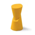 Außenhocker aus Polyethylen 7 Farben Made in Italy - Creme Viadurini