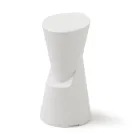 Außenhocker aus Polyethylen 7 Farben Made in Italy - Creme Viadurini