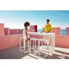 Wall Street Vondom Outdoor-Hocker aus Polypropylen und Glasfaser Viadurini