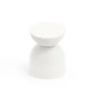 Wohnzimmerhocker aus Polyethylen in verschiedenen Farben - Loopy Viadurini