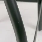 Moderner Designhocker aus Metall und Holz verstellbar Livorno1 Viadurini