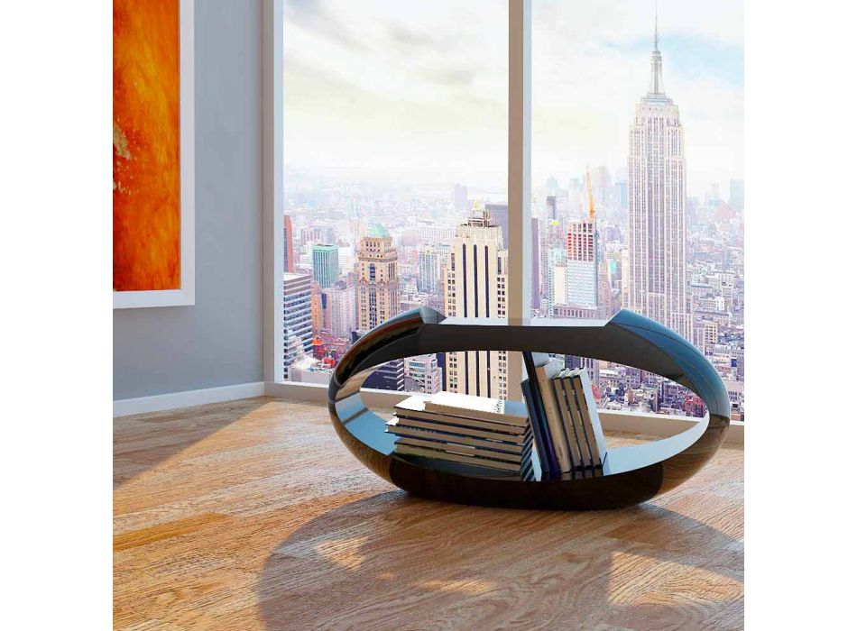 Design Stuhl mit integrierter Bibliothek Ellix made in Italy Viadurini